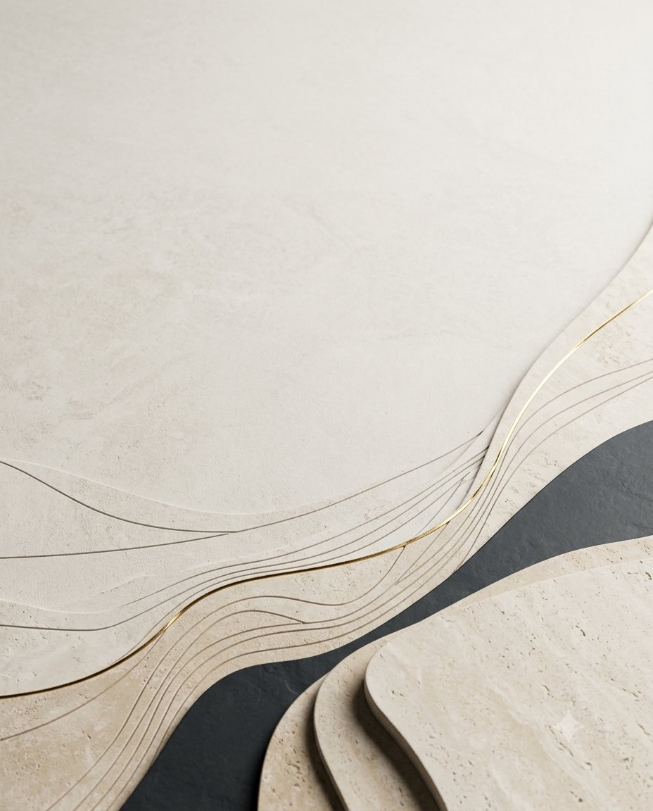Layered stone contours suggesting scale and ambition